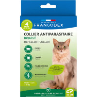 Ошейник Laboratoire Francodex от блох и клещей для кошек, 35 см
