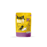 Влажный корм для котов Half&Half Adult pouch 22шт*85 г - утка и тыква в соусе