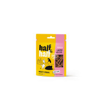 Лакомство Half&Half мясные полоски с креветкой для кошек 50 г