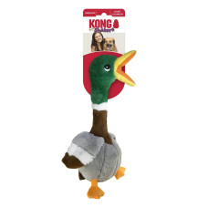 Іграшка для собак KONG Dog Shakers Honkers Duck плюшева качечка з пискавкою L