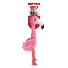 Іграшка для собак KONG Shakers Honkers Flamingo фламінго з пискавкою