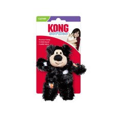 Іграшка для котів KONG Cat Softies Patchwork Bear ведмедик в асортименті