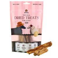 Лакомство для собак Natural Dried Treats Полоски 100 г - вымя говяжье