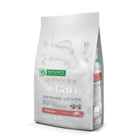 Сухой корм Nature's Protection White Dogs Grain Free Starter All Breeds для белых щенков всех пород с лососем 10 кг