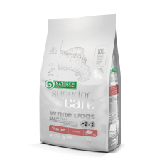 Сухий корм Nature's Protection White Dogs Grain Free Starter All Breeds для білих цуценят всіх порід з лососем 10 кг