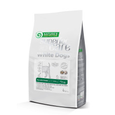 Сухий корм Nature's Protection White Dogs Grain Free для білих собак усіх розмірів і стадій життя з протеїном комах, 4 кг
