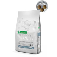 Сухой корм Nature's Protection White Dogs Grain Free для белых собак крупных пород с белой рыбой 1.5 кг