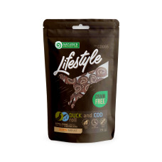 Ласощі Nature's Protection Lifestyle Duck & cod rolls для собак рулети з качки і тріски, 75 г
