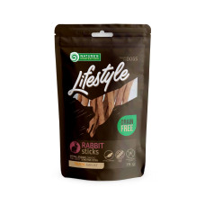 Ласощі Nature's Protection Lifestyle Rabbit sticks для собак стіки з кролика, 75 г