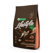 Сухий беззерновий корм Nature's Protection Lifestyle Growing Salmon для кошенят з лососем, 1,5 кг