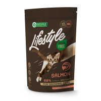 Сухой беззерновой корм Nature's Protection Lifestyle Growing Salmon для котят с лососем, 400 г