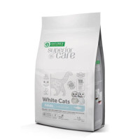 Сухой корм Nature's Protection White Cats для взрослых белых кошек с сельдью 1.5 кг