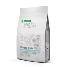 Сухой корм Nature's Protection White Cats для взрослых белых кошек с сельдью 1.5 кг