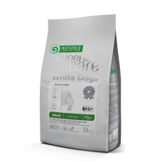 Сухий корм Nature's Protection White Dogs Grain Free для дорослих білих собак малих порід з комахами 1,5 кг