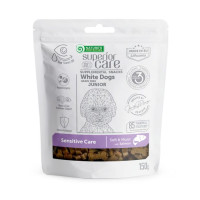 Беззерновые лакомства Nature's Protection White Dogs Sensitive Care для белых щенков с лососем 150 грамм