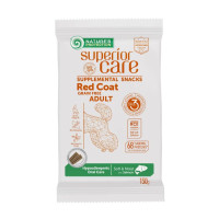 Беззерновые лакомства Nature's Protection Red Coat Hypoallergenic Oral Care для взрослых рыжих собак с лососем 150 грамм