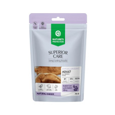 Ласощі для собак Nature’s Protection Rabbit Ears with Rabbit Filling кролячі вушка з начинкою з кролика, 75 г