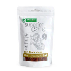 Ласощі Nature's Protection Soft Duck Slices для дорослих собак смужки з качки 75 г