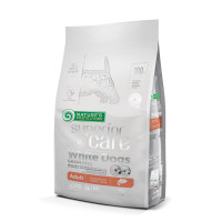 Сухой корм Nature's Protection White Dogs Grain Free для взрослых белых собак малых пород с лососем 17 кг