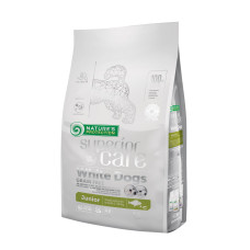 Сухой корм Nature's Protection Grain Free White Dogs для белых щенков малых пород с белой рыбой 1,5 кг