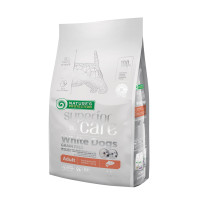 Сухий корм Nature's Protection White Dogs Grain Free для дорослих білих собак малих порід з лососем 1,5 кг
