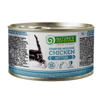 Влажный корм Nature's Protection Kitten Starter Mousse Chicken мусс-стартер для котят с курицей 200 г