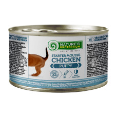 Мус-стартер Nature's Protection Puppy Starter Mousse Chicken для цуценят з курки, 200 г