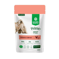 Влажный корм Nature's Protection Prime Skin and Coat Adult Dogs Chicken and Salmon с курицей и лососем, 85 г