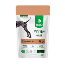 Вологий корм Nature's Protection Prime Immunity Support Adult Dogs Chicken and Lamb з куркою і ягням, 85 г