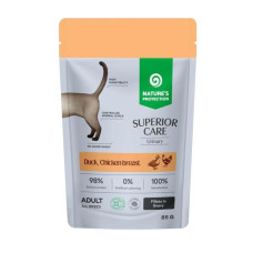 Вологий корм Nature's Protection Superior Care Urinary Grain Free Adult Cats для котів з качкою, куркою і журавлиною, 85 г