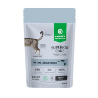 Влажный корм Nature's Protection Superior Care Weight Control Grain Free для котов для контроля веса с сельдью и курицей, 85 г