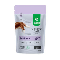 Влажный корм Nature's Protection Junior Grain Free Rabbit and Krill для юниоров с кроликом и крилем, 85 г