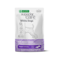 Дополнительный влажный корм Nature's Protection White Dogs Adult Tuna & Salmon для белых собак с тунцом и лососем, 70 г