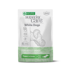 Додатковий вологий корм Nature's Protection White Dogs Adult Tuna & Sea Bass для білих собак з тунцем і морським окунем, 70 г