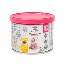 Вологий корм для котів Pet Chef з куркою 200 г