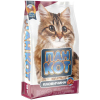 Сухий корм для котів Пан Кот Яловичина, 10 кг