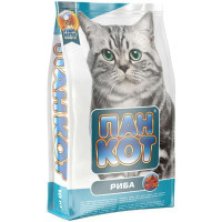Сухой корм для котов Пан Кот Рыба, 10 кг
