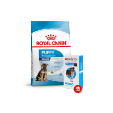 Корм для цуценят ROYAL CANIN MAXI PUPPY 15 кг + 1 таблетка Бравекто 20-40 кг в подарунок!