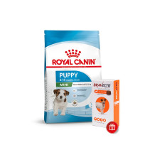 Корм для цуценят ROYAL CANIN MINI PUPPY 8 кг + 1 таблетка Бравекто 4,5-10 кг в подарунок!