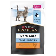 Вологий корм для поліпшення гідратації в котів Pro Plan Veterinary Diets Hydra Care 75 г*10 шт курка
