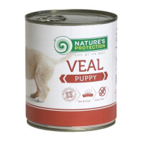 Вологий корм для цуценят всіх порід з телятиною Nature's Protection Puppy Veal 400г