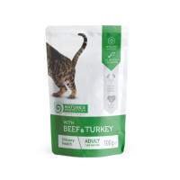 Вологий корм для котів Nature's Protection Urinary pouch 100 г - яловичина та індичка