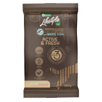 Ласощі для цуценят Nature's Protection Lifestyle Grain Free Active & Fresh 150 г - біла риба