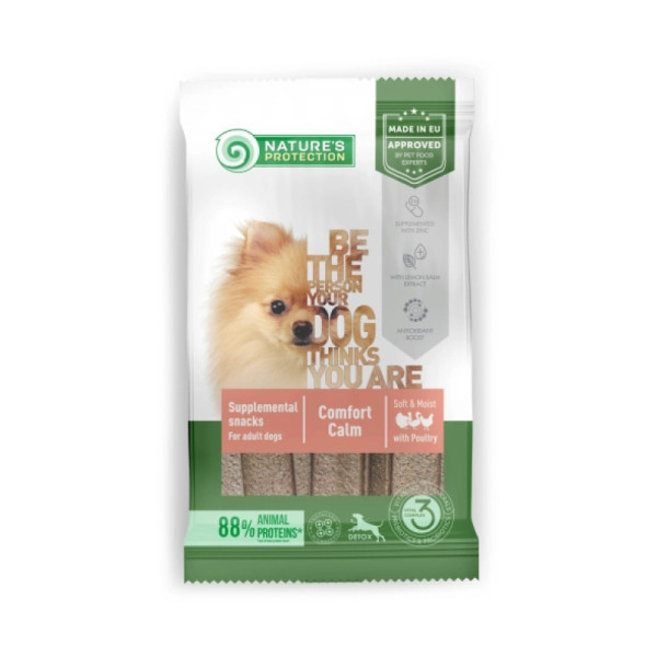Ласощі для собак Nature's Protection Healthy Comfort Calm 160 г - м'ясо птиці