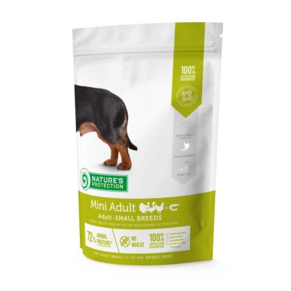 Купить Сухой корм Nature's Protection Mini Adult Small Breeds для взрослых собак малых пород 500 г