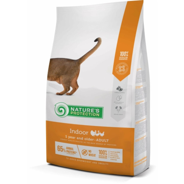Сухий корм для дорослих хатніх кішок Nature's Protection Indoor 2кг