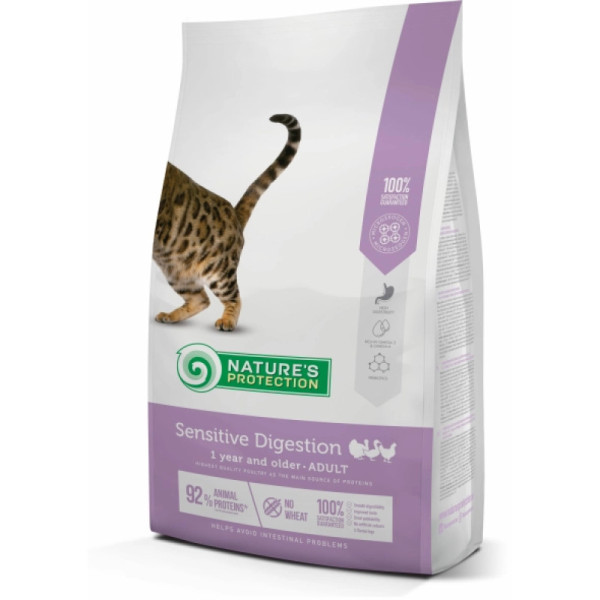 Сухий корм для дорослих котів з чутливим травленням Nature's Protection Sensitive Digestion 7кг