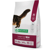 Сухий корм для дорослих котів великих порід Nature's Protection Large cat 2кг