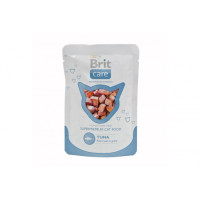 Вологий корм для котів Brit Care Cat pouch 80 г з тунець (пауч)
