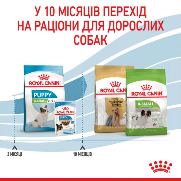 Корм для цуценят ROYAL CANIN XSMALL PUPPY 500 г